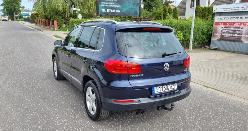 Volkswagen Tiguan cena 54900 przebieg: 229000, rok produkcji 2014 z Jedlicze małe 254